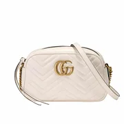 Gucci Gg Marmont Small Camera Bag White 24Cm