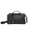 Fendi By The Way Medium Leather Boston Bag Black 20cm