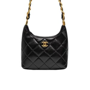 Chanel Gabrielle Bag Black 22cm