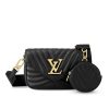 Louis Vuitton New Wave Multi Pochette Black 19Cm